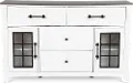 St. James White Dresser