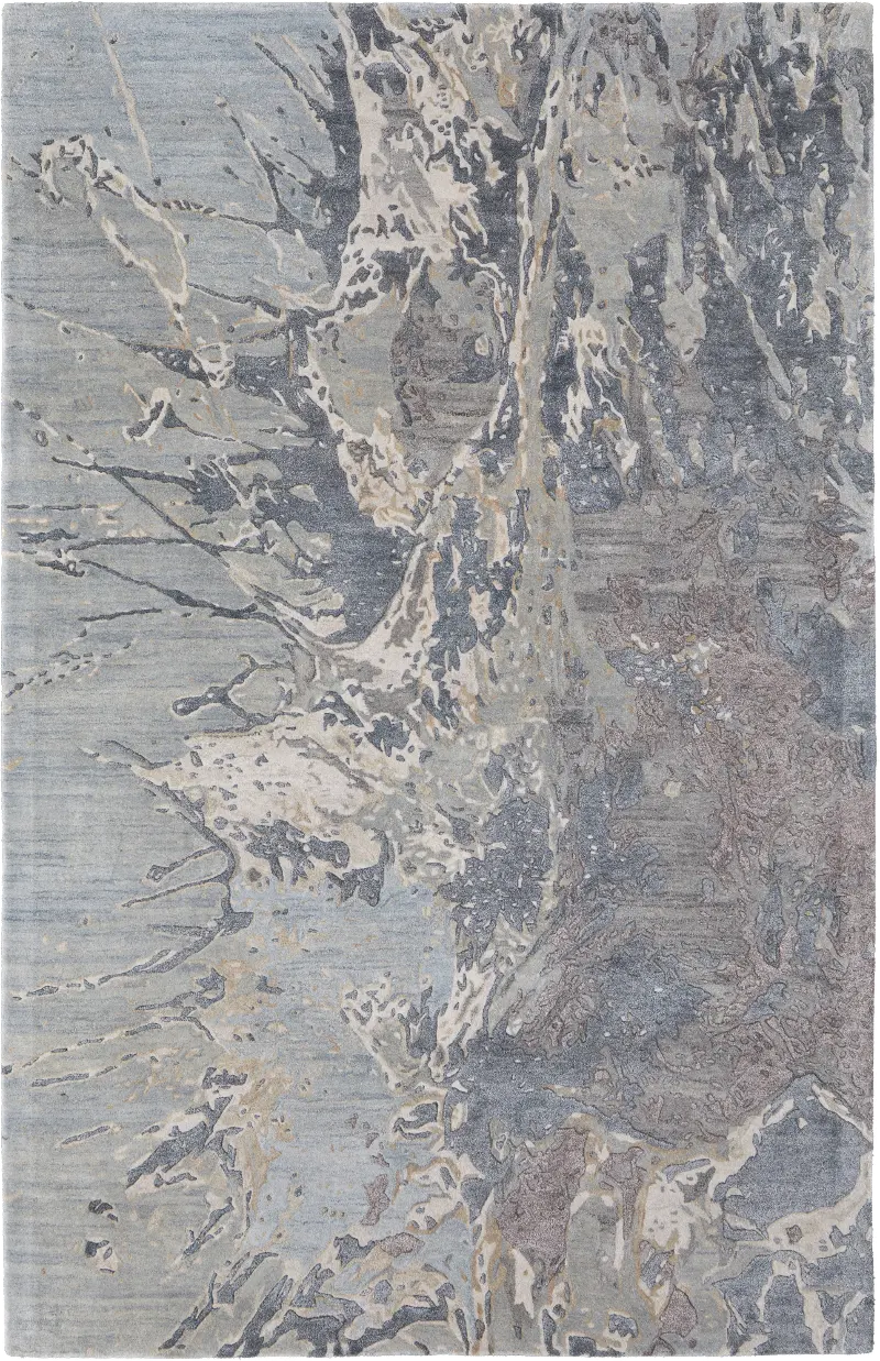 Zarah 8 x 10 Dynamic Blue Area Rug