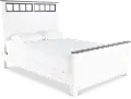 St. James White Full Bed