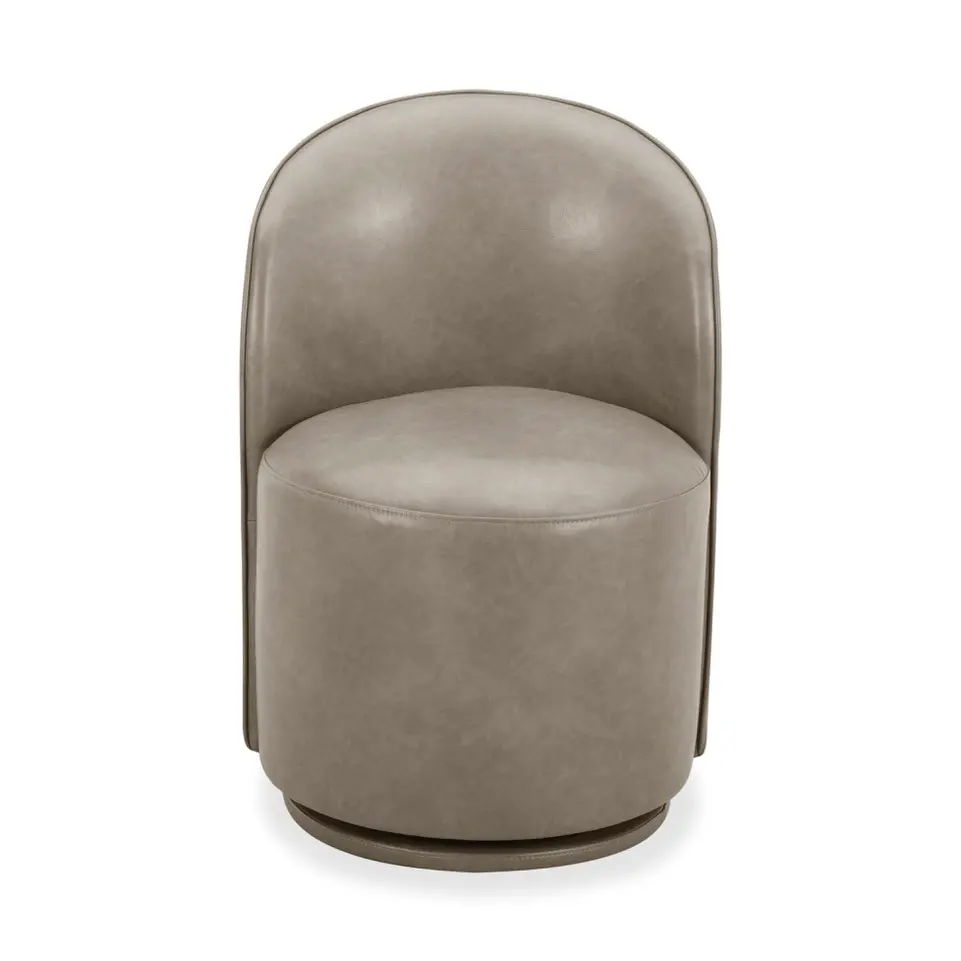 Copley Slate Upholstered Swivel Dining Chair-2