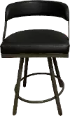 Polson Black Counter Height Stool
