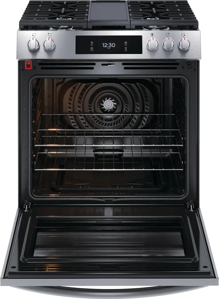 GCFG3060BF Frigidaire 6 cu ft Gas Range - Stainless Steel-3