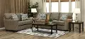 7PC/TARA3/ACRN/SLTL Tara Brown 7 Piece Living Room Set
