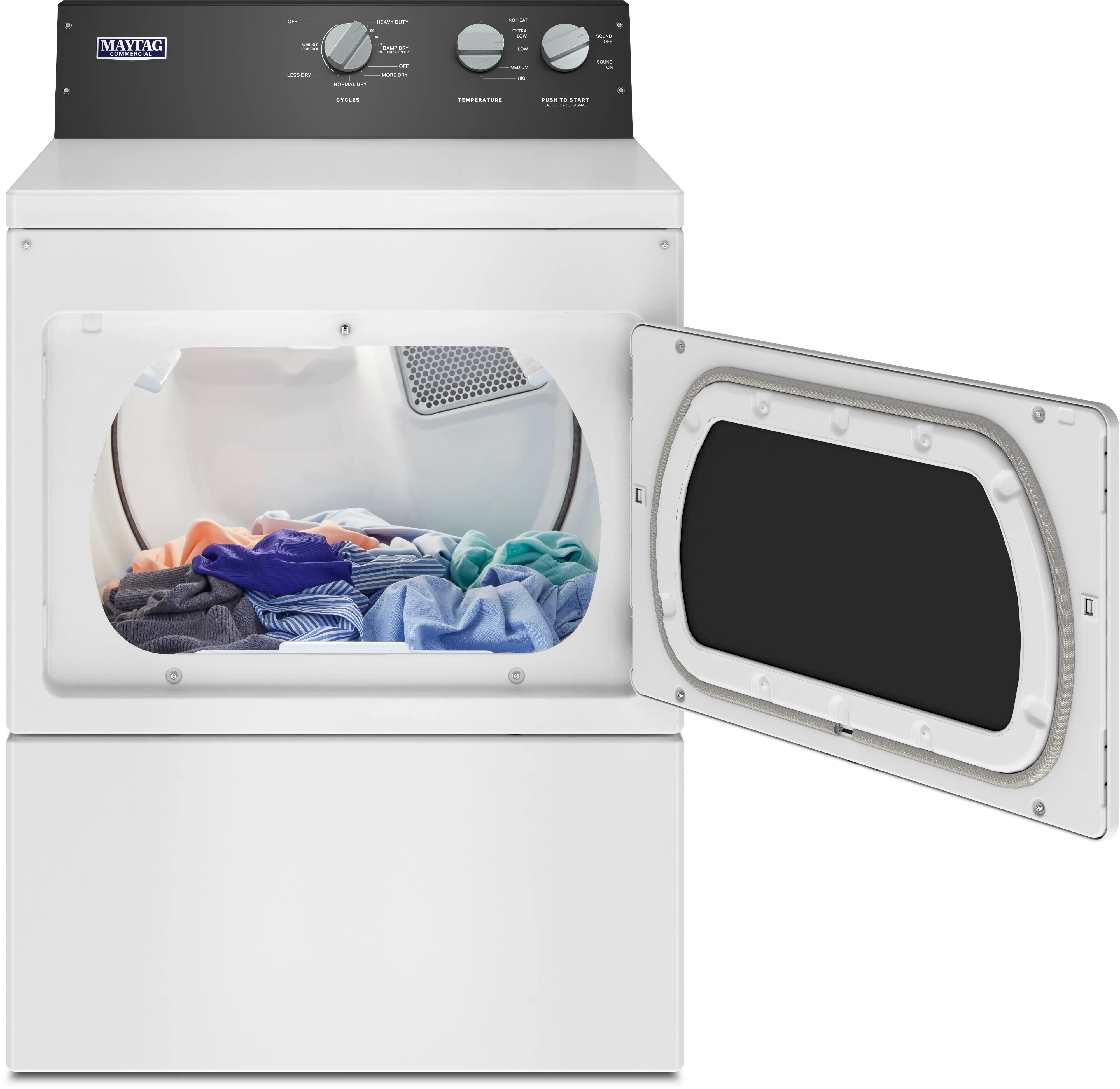 MEDP586KW Maytag 7.4 cu ft Electric Dryer - White-4