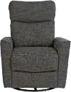 Soho Dark Gray Comfort Swivel Glider