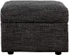 Soho Dark Gray Ottoman