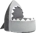 Sharky the Shark Kids Bean Bag Chair