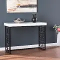 CM1104203 Mavden Black & White Console Table