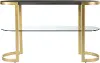 CM1104303 Otsento Gold and Ebony Console Table