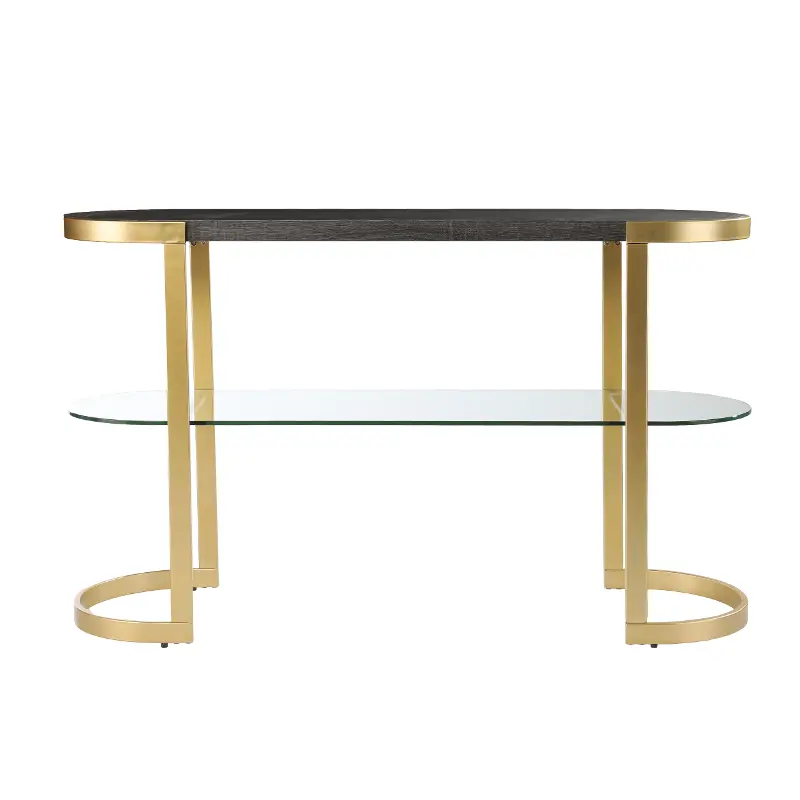 Otsento Gold and Ebony Console Table