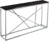 CM1652 Arendal Faux Stone and Silver Console Table