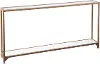 CM1656 Bergen Narrow Gold Metal Console Table