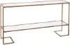 CM1659 Horten Gold Narrow Console Table