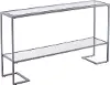 CM3659 Horten Silver Narrow Console Table