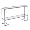 CM3659 Horten Silver Narrow Console Table