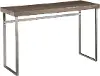 CM4043 Nolan Brown and Silver Console Table