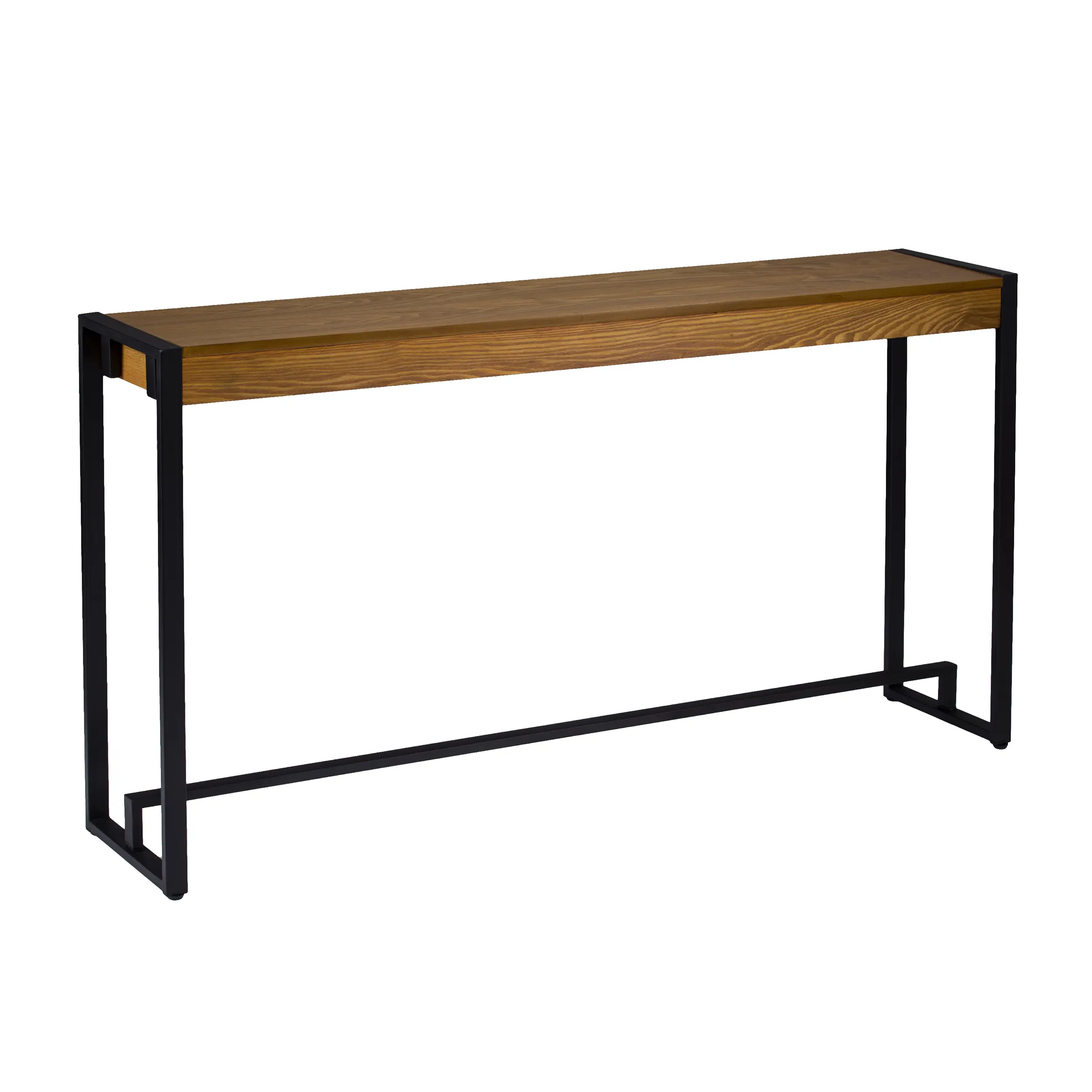 CM9913 Holly & Martin Macen Weathered Oak Console Table-1