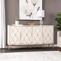 DN1222330 Marradi Cream & Gold Sideboard Cabinet