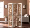 HZ1153466 Quilino Light Brown Woven Room Divider
