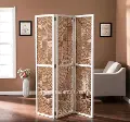 HZ1153466 Quilino Light Brown Woven Room Divider
