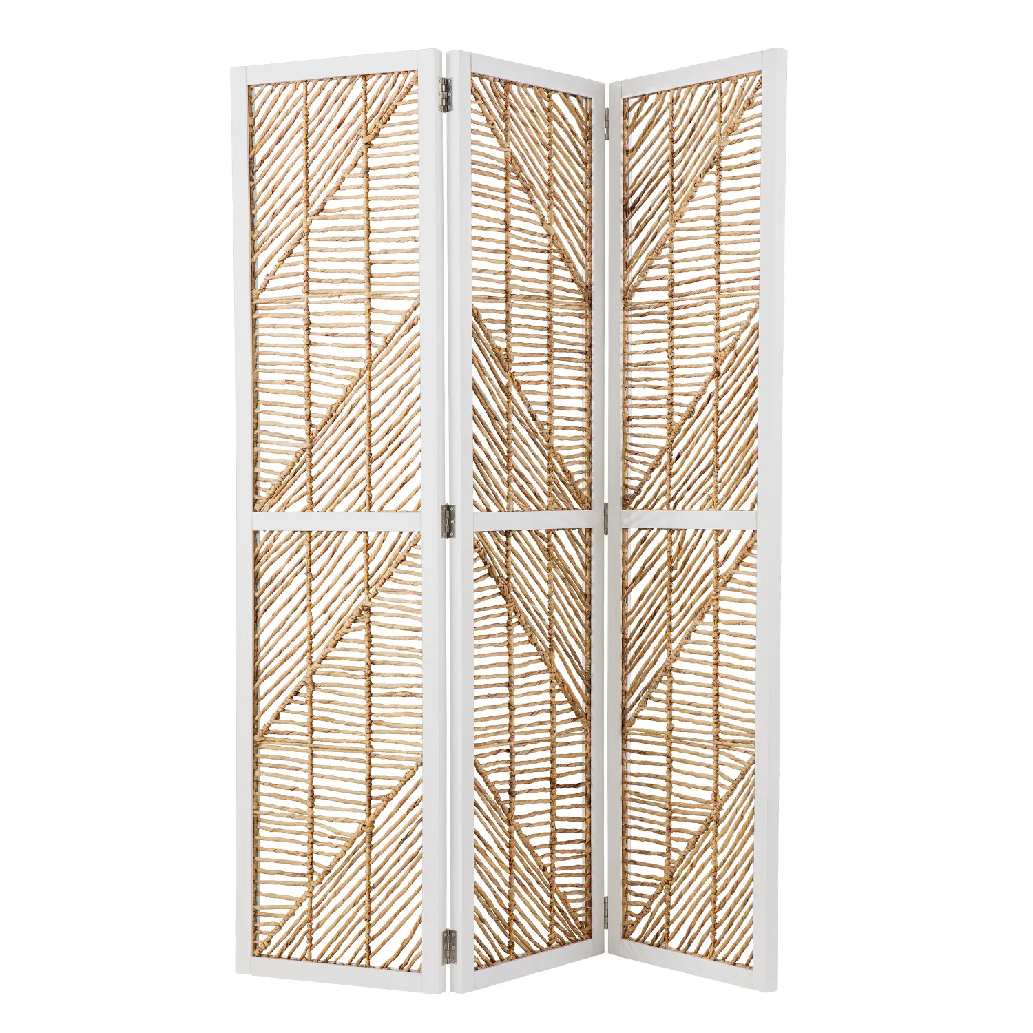 HZ1153466 Quilino Light Brown Woven Room Divider-1