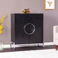 HZ1216741 Pierton Black Double-Door Bar Cabinet