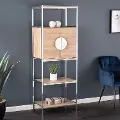 HZ1217541 Northdom Tall Bar Cabinet with Wine Storage