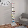 HZ1220412 Stewartby White Spine Tower Bookshelf
