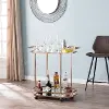HZ2011 Ari Champagne Art Deco Bar Cart