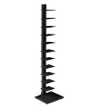 HZ9493 Stewartby Black Spine Tower Bookshelf