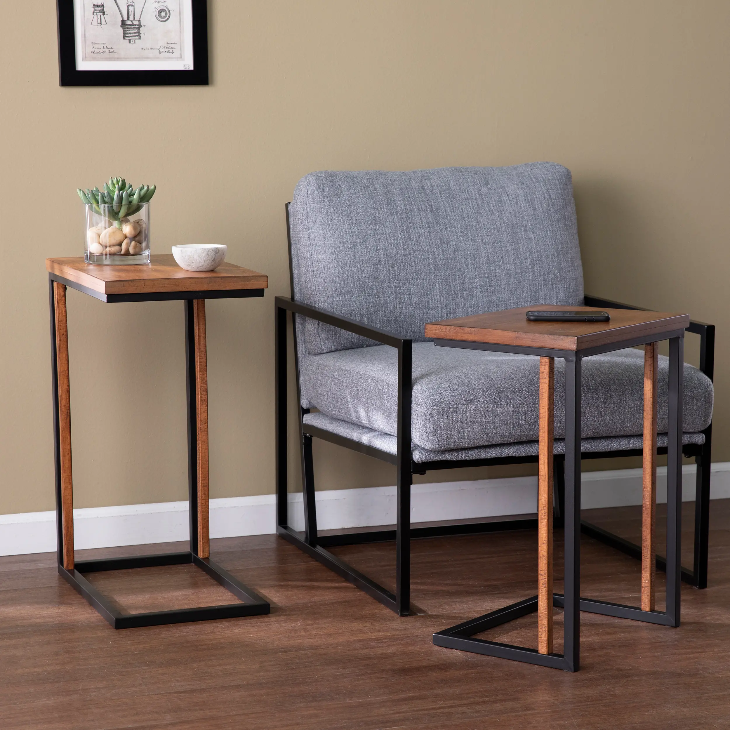 OC1092104 Sabanti Industrial Nesting C-Tables – Set of 2-2