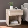 OC1106906 Mortayne Whitewash End Table with Charging Station