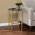 OC1134606 Clarvin Round Side Table with Wireless Charging Station