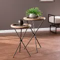 OC1159904 Crellon Glass-Top Accent Tables – Set of 2