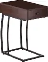 OC9027 Porten Walnut Side Table with USB