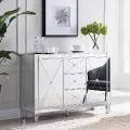 OC9150 Mirage 3-Drawer Mirrored Cabinet