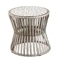 OD1086106 Melilani Round Wicker Outdoor Side Table