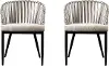OD1086108 Melilani Outdoor Wicker Chairs with Cushions, Set of 2