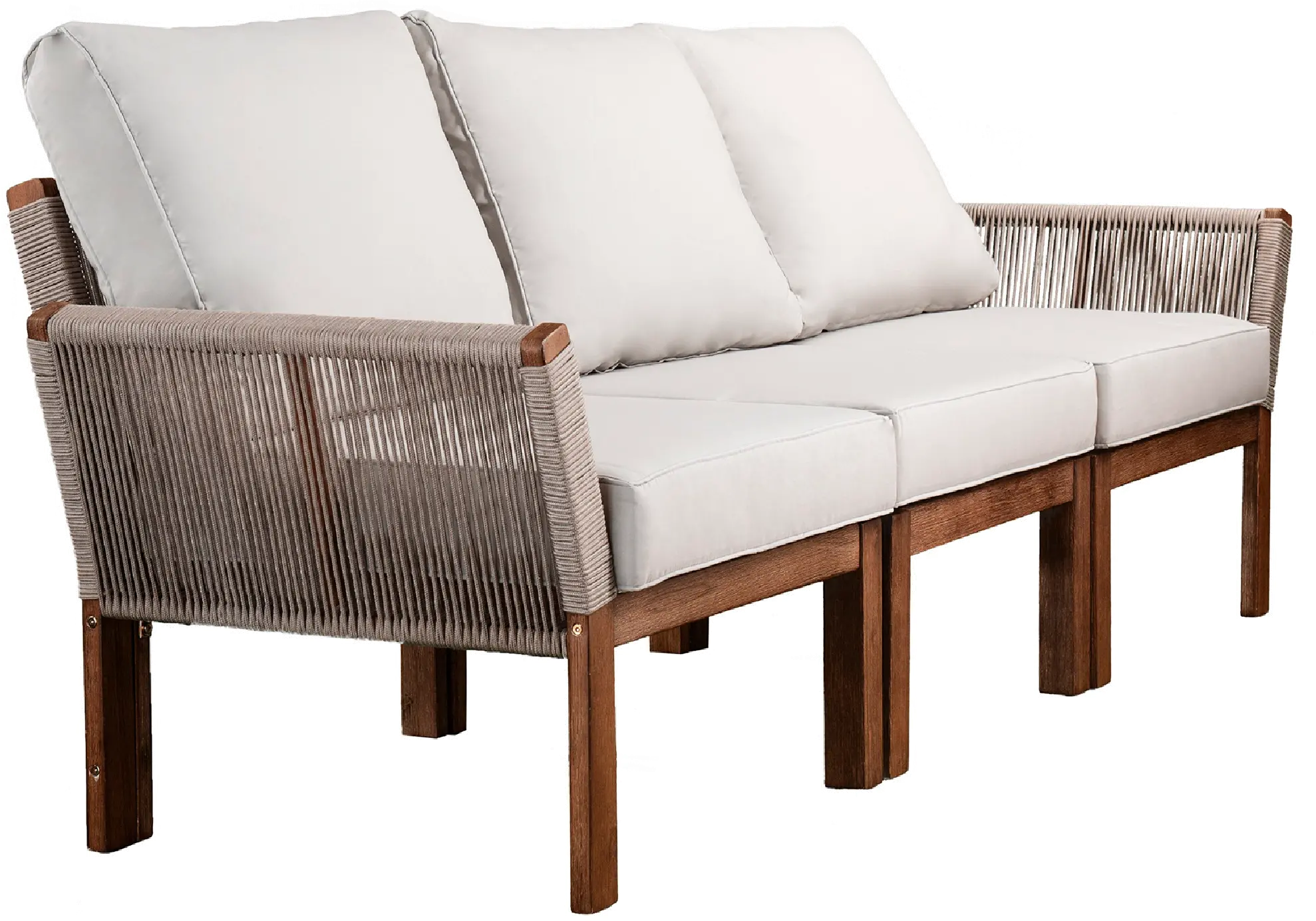 OD10893 Brendina Natural & White 4 Piece Outdoor Seating Set-3