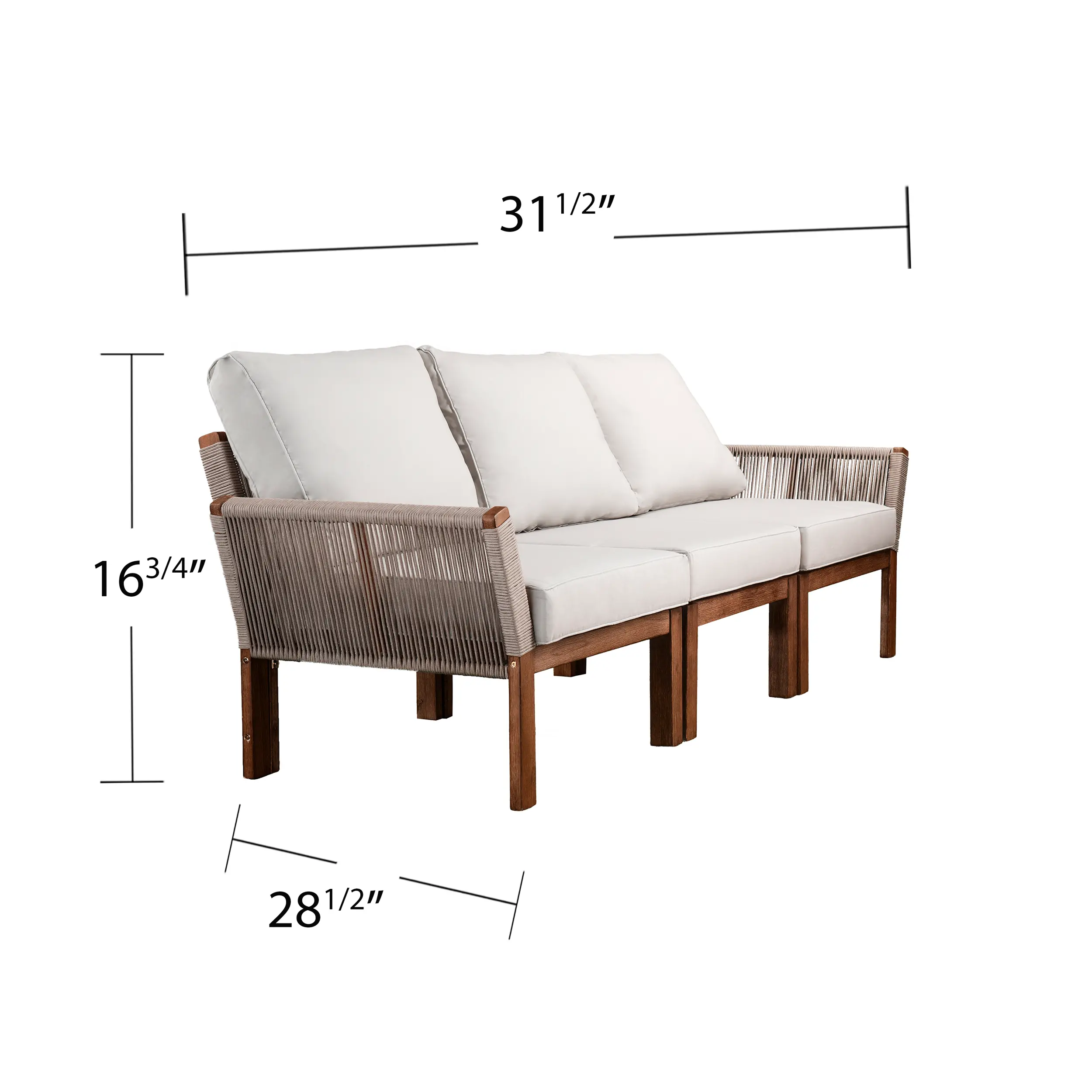 OD1089310 Brendina Beige Outdoor Sofa-3