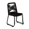 OD1089508 Holly & Martin Padko Outdoor Black Rope Chairs, Set of 2