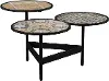 OD1129100 Lorengo Outdoor 3-Tier Coffee Table