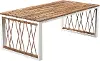 OD1140700 Wallmond Outdoor White & Natural Coffee Table