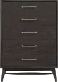 Bayside Black Chest of Drawers