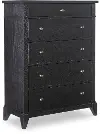 Monticello Black Chest of Drawers