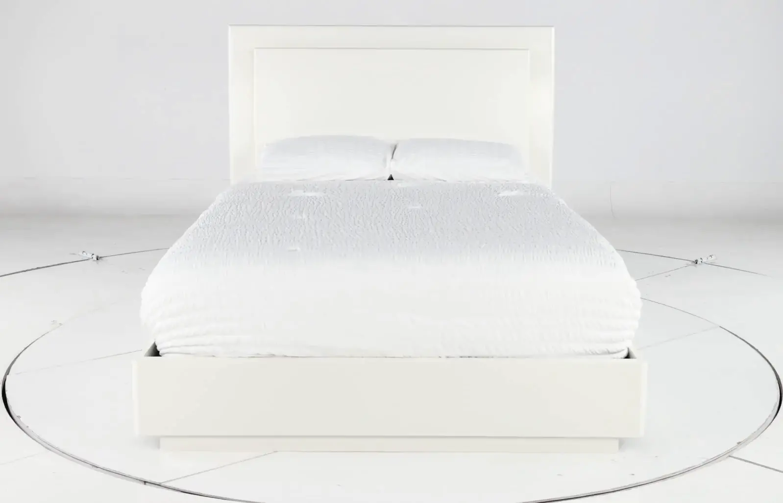 Miami White Queen Bed-6