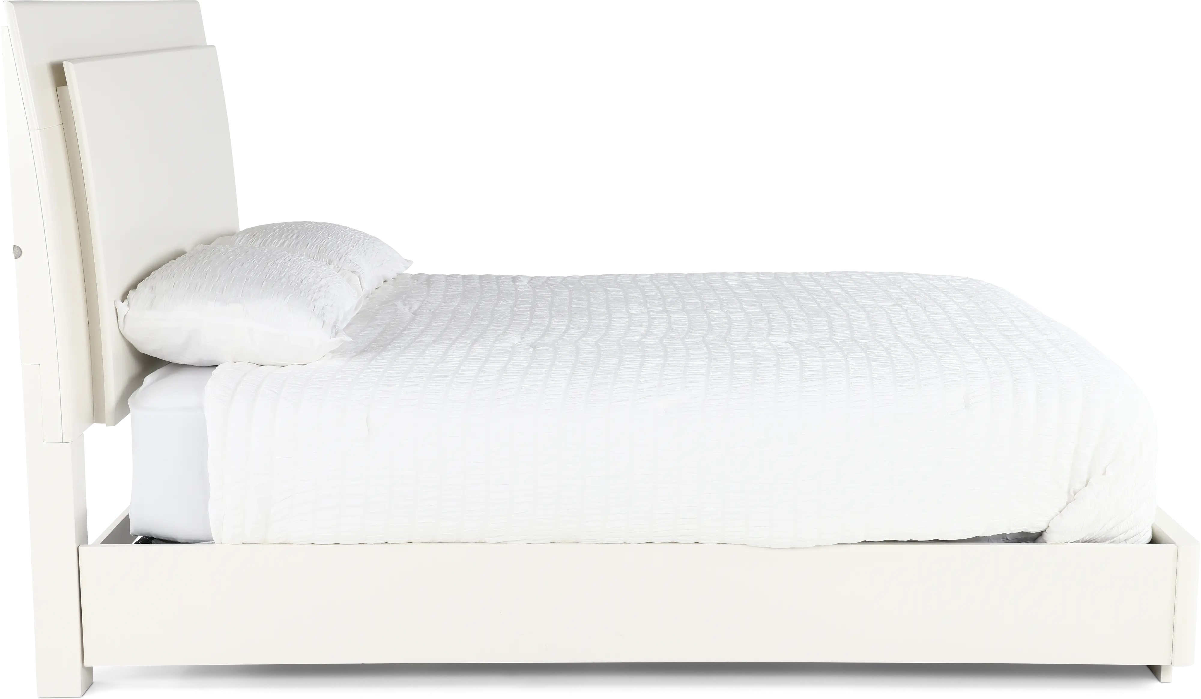 Miami White Queen Bed-8