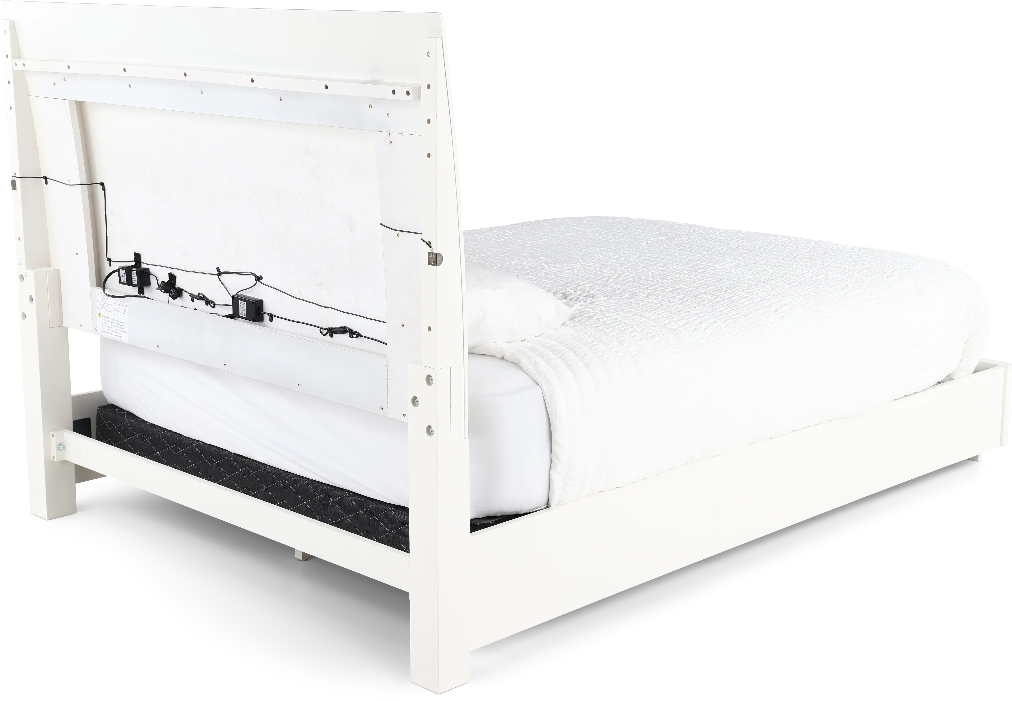 Miami White Queen Bed-9