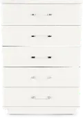 Miami White Chest of Drawers