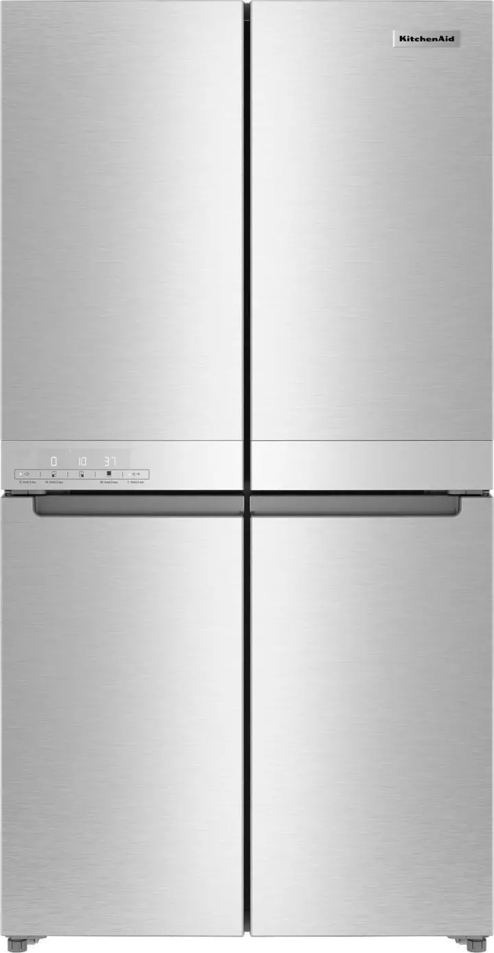 KRQC506MPS Ktichenaid 19.4 Cu Ft 4-Door Flex Refrigerator - Counter Depth Stainless Steel-2